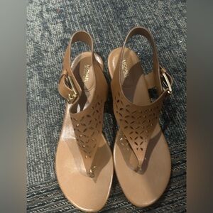 Michael Kors Brown Cutout Sandals Size 10